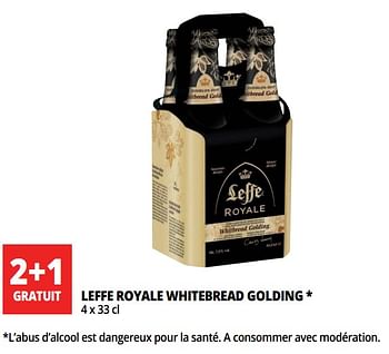 Promotions Leffe royale whitebread golding - Leffe - Valide de 18/04/2018 à 24/04/2018 chez Auchan Ronq