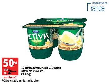 Promotions Activia saveur de danone - Danone - Valide de 18/04/2018 à 30/04/2018 chez Auchan Ronq