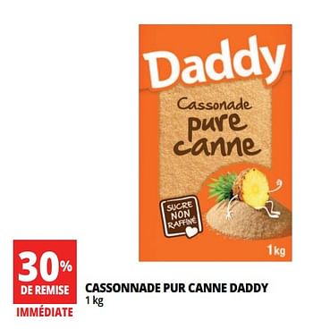 Promoties Cassonnade pur canne daddy - Daddy - Geldig van 18/04/2018 tot 30/04/2018 bij Auchan