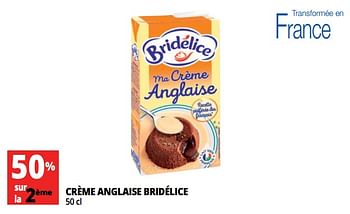 Promotions Crème crème anglaise bridélice - Bridélice - Valide de 18/04/2018 à 30/04/2018 chez Auchan Ronq