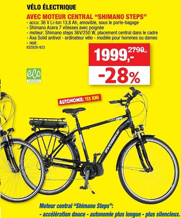 Velo electrique best sale chez hubo