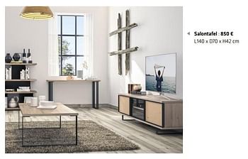 Promoties Salontafel - Huismerk - Euroshop - Geldig van 20/03/2018 tot 30/06/2018 bij Euro Shop