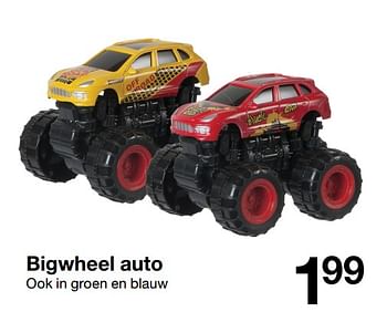 Promoties Bigwheel auto - Huismerk - Zeeman  - Geldig van 21/04/2018 tot 05/05/2018 bij Zeeman