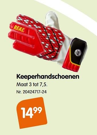 Promoties Keeperhandschoenen - Huismerk - Fun - Geldig van 03/04/2018 tot 18/06/2018 bij Fun