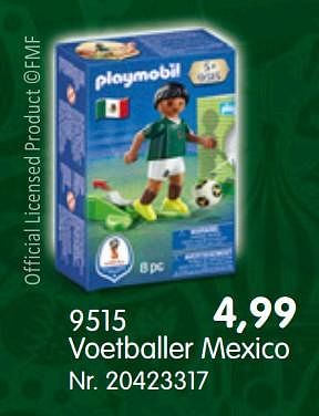 Promoties Voetballer mexico - Playmobil - Geldig van 03/04/2018 tot 18/06/2018 bij Fun