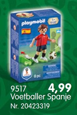 Promoties Voetballer spanje - Playmobil - Geldig van 03/04/2018 tot 18/06/2018 bij Fun