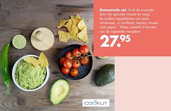 Promoties Guacamole set. - Cookut - Geldig van 18/04/2018 tot 31/05/2018 bij Multi Bazar