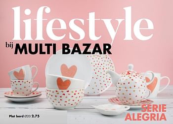 Promoties Plat bord - Huismerk - Multi Bazar - Geldig van 18/04/2018 tot 31/05/2018 bij Multi Bazar