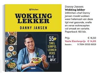 Promotions Danny jansen wokking lekker - Huismerk - BookSpot - Valide de 16/04/2018 à 30/06/2018 chez BookSpot