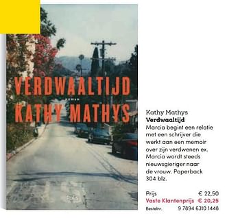 Promoties Kathy mathys verdwaaltijd - Huismerk - BookSpot - Geldig van 16/04/2018 tot 30/06/2018 bij BookSpot