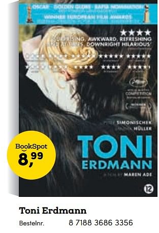 Promoties Toni erdmann - Huismerk - BookSpot - Geldig van 16/04/2018 tot 30/06/2018 bij BookSpot
