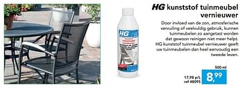 Promoties Hg kunststof tuinmeubel vernieuwer - HG - Geldig van 18/04/2018 tot 29/04/2018 bij Hubo