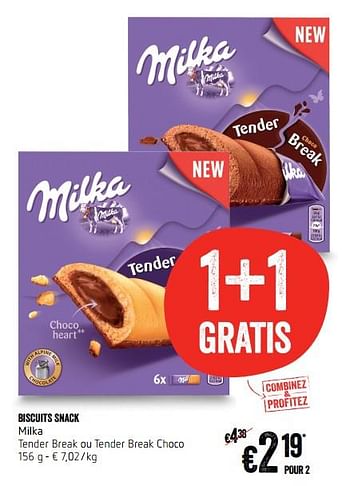 Promotions Biscuits milka - Milka - Valide de 19/04/2018 à 25/04/2018 chez Delhaize