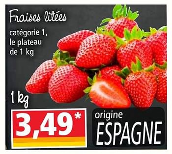 Promotion Norma Fraises Litees Produit Maison Norma Alimentation Valide Jusqua 4 Promobutler