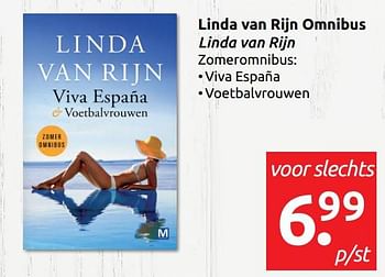Promoties Linda van rijn omnibus linda van rijn - Huismerk - Boekenvoordeel - Geldig van 20/04/2018 tot 28/04/2018 bij BoekenVoordeel