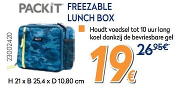 Promoties Freezable lunch box - Pack it - Geldig van 23/04/2018 tot 24/05/2018 bij Krefel