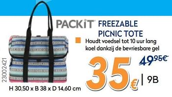 Promoties Freezable picnic tote - Pack it - Geldig van 23/04/2018 tot 24/05/2018 bij Krefel