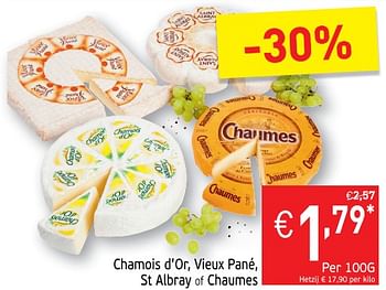 Promoties Chamois d`or, vieux pané, st albray af chaumes - Chaumes - Geldig van 24/04/2018 tot 01/05/2018 bij Intermarche