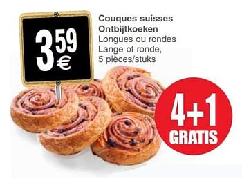 Promoties Couques suisses ontbijtkoeken - Huismerk - Cora - Geldig van 24/04/2018 tot 30/04/2018 bij Cora