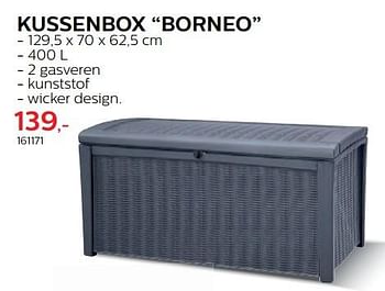 Promotions Kussenbox borneo - Keter - Valide de 28/03/2018 à 30/06/2018 chez Hubo