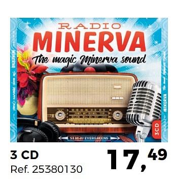 Promoties 3 cd radio minervar - Huismerk - Supra Bazar - Geldig van 24/04/2018 tot 29/05/2018 bij Supra Bazar