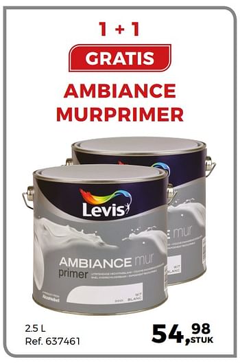 Promoties Ambiance murprimer - Levis - Geldig van 24/04/2018 tot 29/05/2018 bij Supra Bazar