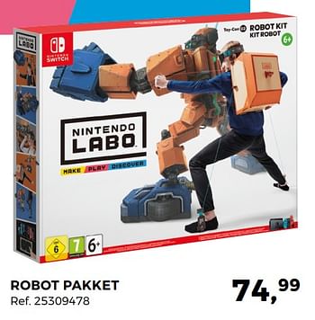 Promotions Robot pakket - Nintendo - Valide de 24/04/2018 à 29/05/2018 chez Supra Bazar