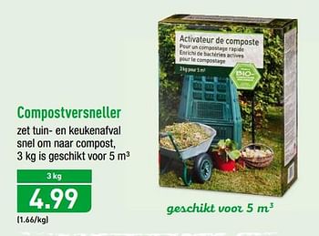 Promoties Compostversneller - Huismerk - Aldi - Geldig van 23/04/2018 tot 28/04/2018 bij Aldi