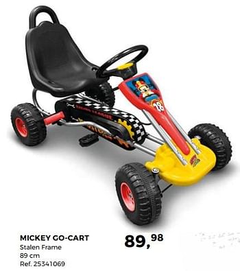 Promotions Mickey go-cart - Produit maison - Supra Bazar - Valide de 24/04/2018 à 29/05/2018 chez Supra Bazar
