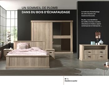 Promoties Chambre à coucher - Huismerk - Euroshop - Geldig van 20/03/2018 tot 30/06/2018 bij Euro Shop