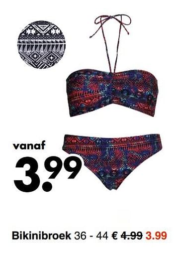 Promoties Bandeau bikinitop - Huismerk - Wibra - Geldig van 23/04/2018 tot 12/05/2018 bij Wibra