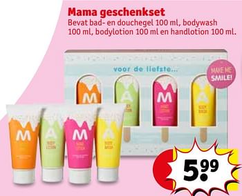 Promoties Mama geschenkset - Mama - Geldig van 24/04/2018 tot 29/04/2018 bij Kruidvat