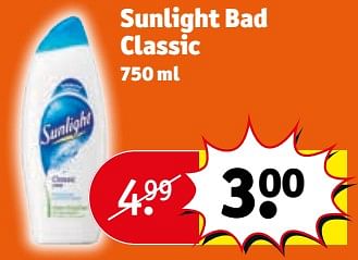 Promoties Sunlight bad classic - Sunlight - Geldig van 24/04/2018 tot 29/04/2018 bij Kruidvat