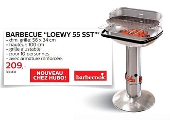 Promoties Barbecue loewy 55 sst - Barbecook - Geldig van 28/03/2018 tot 30/06/2018 bij Hubo