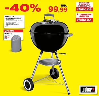 Promoties Barbecue original kettle - Weber - Geldig van 28/03/2018 tot 30/06/2018 bij Hubo