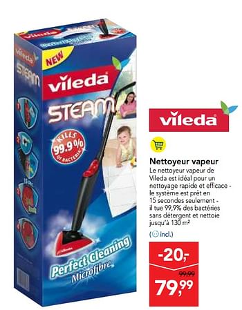 Promotions Nettoyeur vapeur - Vileda - Valide de 25/04/2018 à 08/05/2018 chez Makro