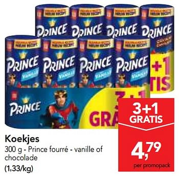 Promotions Koekjes prince fourré - Lu - Valide de 25/04/2018 à 08/05/2018 chez Makro