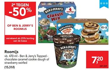 Promotions Roomijs - Ben&Jerry's - Valide de 25/04/2018 à 08/05/2018 chez Makro