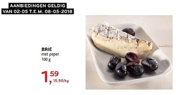 Promoties Brie met peper - Huismerk - Alvo - Geldig van 02/05/2018 tot 08/05/2018 bij Alvo