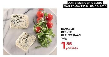 Promoties Danablu deense blauwe kaas - Huismerk - Alvo - Geldig van 25/04/2018 tot 01/05/2018 bij Alvo
