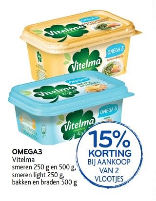 Promoties Omega3 vitelma - Vitelma - Geldig van 25/04/2018 tot 08/05/2018 bij Alvo