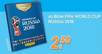 Promotions Album fifa world cup russia 2018 - Panini - Valide de 23/04/2018 à 24/05/2018 chez Krefel