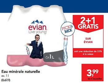 Promotions Eau minérale naturelle - Evian - Valide de 25/04/2018 à 08/05/2018 chez Makro