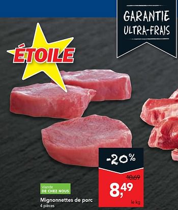 Promotions Mignonnettes de porc - Produit maison - Makro - Valide de 25/04/2018 à 08/05/2018 chez Makro