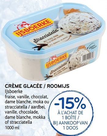 Promotions Crème glacée - Ijsboerke - Valide de 25/04/2018 à 08/05/2018 chez Alvo