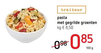 Promoties Pasta met gegrilde groenten - Huismerk - Spar Retail - Geldig van 26/04/2018 tot 09/05/2018 bij Spar (Colruytgroup)