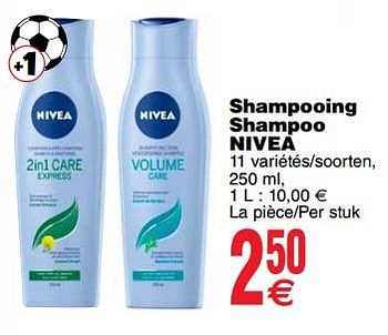 Promotions Shampooing shampoo nivea - Nivea - Valide de 24/04/2018 à 30/04/2018 chez Cora