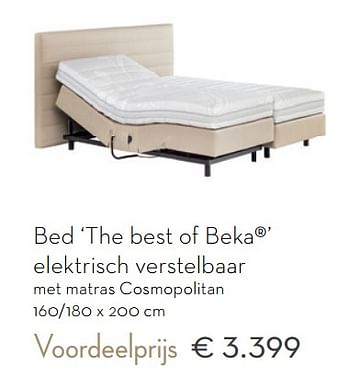 Promoties Bed `the best of beka - Beka - Geldig van 20/03/2018 tot 30/06/2018 bij Euro Shop
