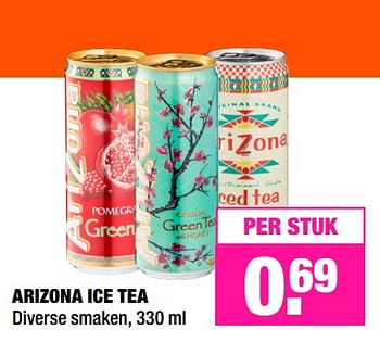 Promoties Arizona ice tea - Arizona - Geldig van 23/04/2018 tot 06/05/2018 bij Big Bazar