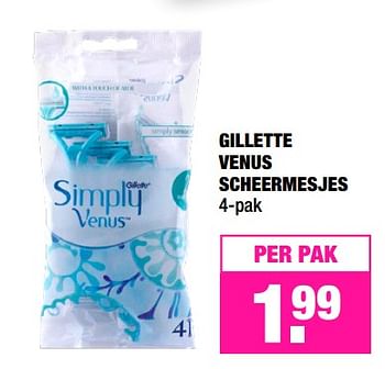 Promoties Gillette venus scheermesjes - Gillette - Geldig van 23/04/2018 tot 06/05/2018 bij Big Bazar